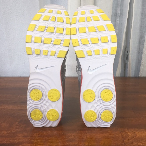 Nike Shox Gravity Metallic Silver Red Gym Blue - Picture 7 of 8